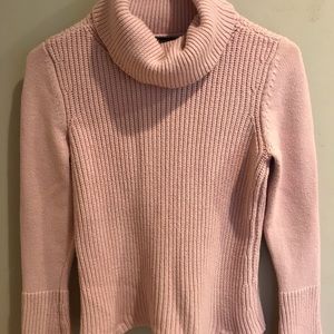 *LAST CHANCE* WHBM pale pink turtleneck sweater.